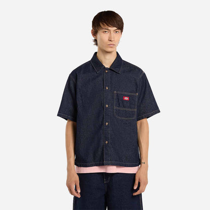 Camicia denim uomo Dickies, stile autentico e resistente