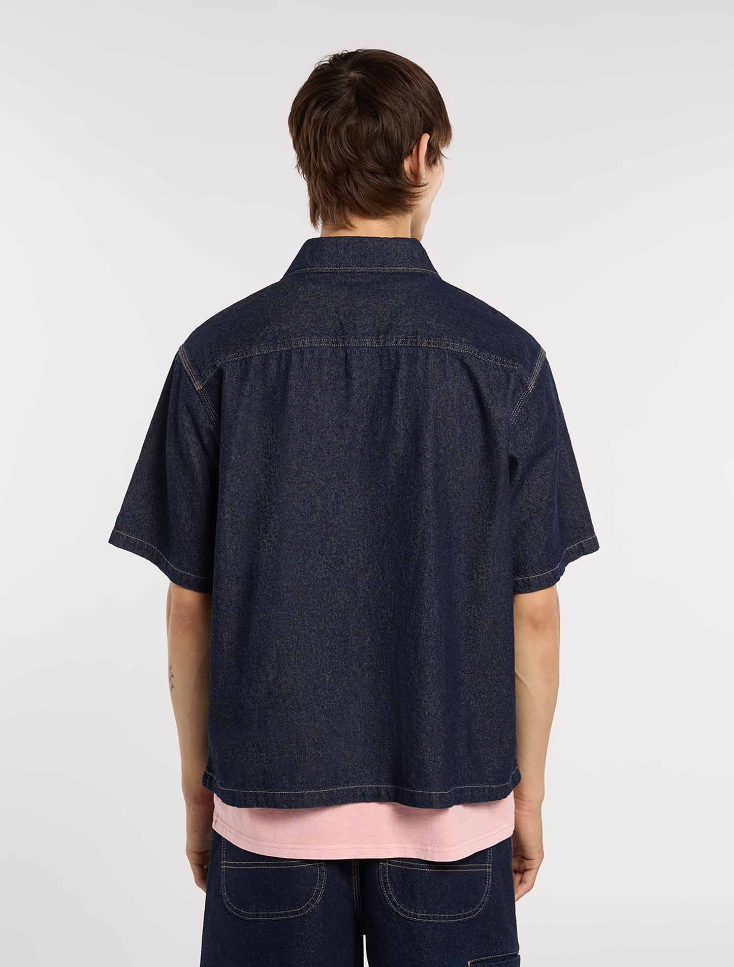 Camicia denim uomo Dickies, stile autentico e resistente