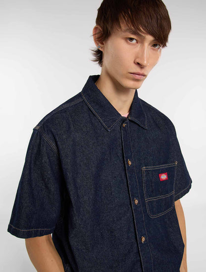 Camicia denim uomo Dickies, stile autentico e resistente