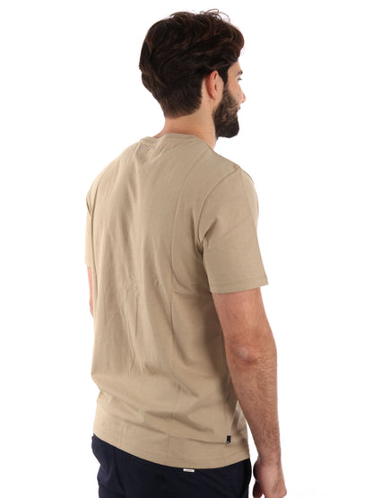 T-SHIRT CON LOGO TIMBERLAND UOMO BEIGE