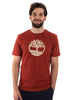 t-shirt-con-logo-timberland-uomo-bordeaux