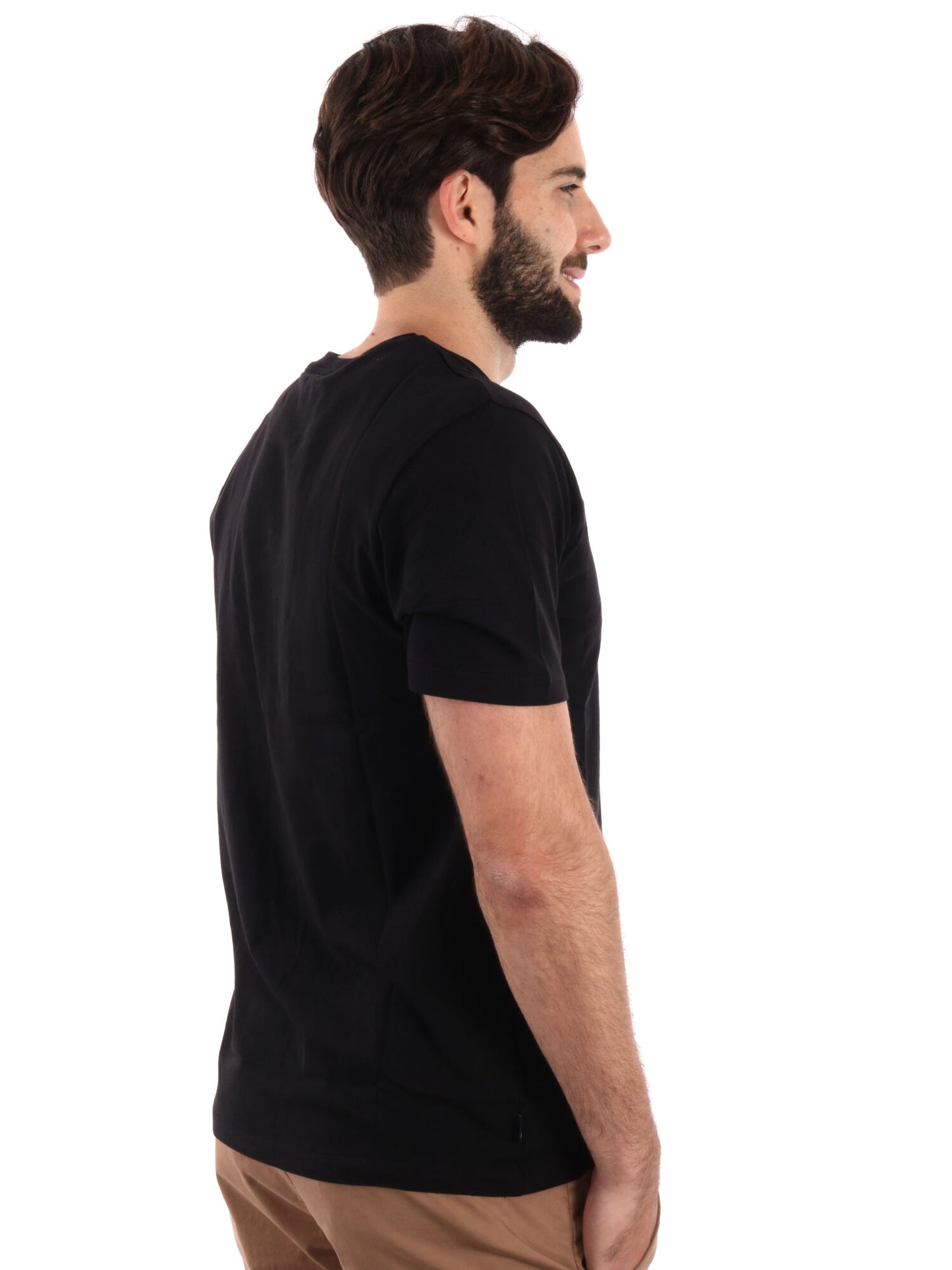 T-SHIRT CON LOGO TIMBERLAND UOMO NERO