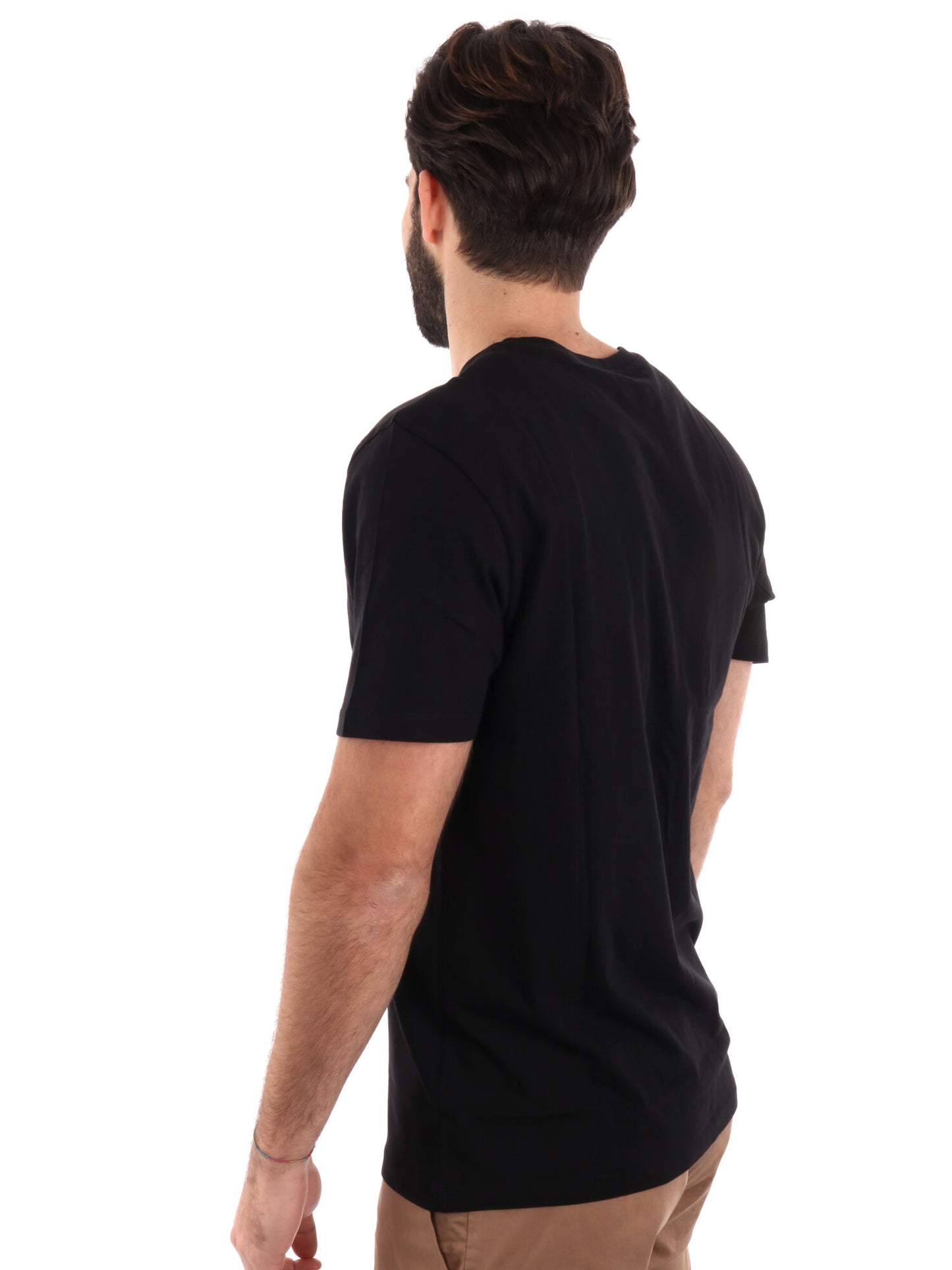 T-SHIRT CON LOGO TIMBERLAND UOMO NERO