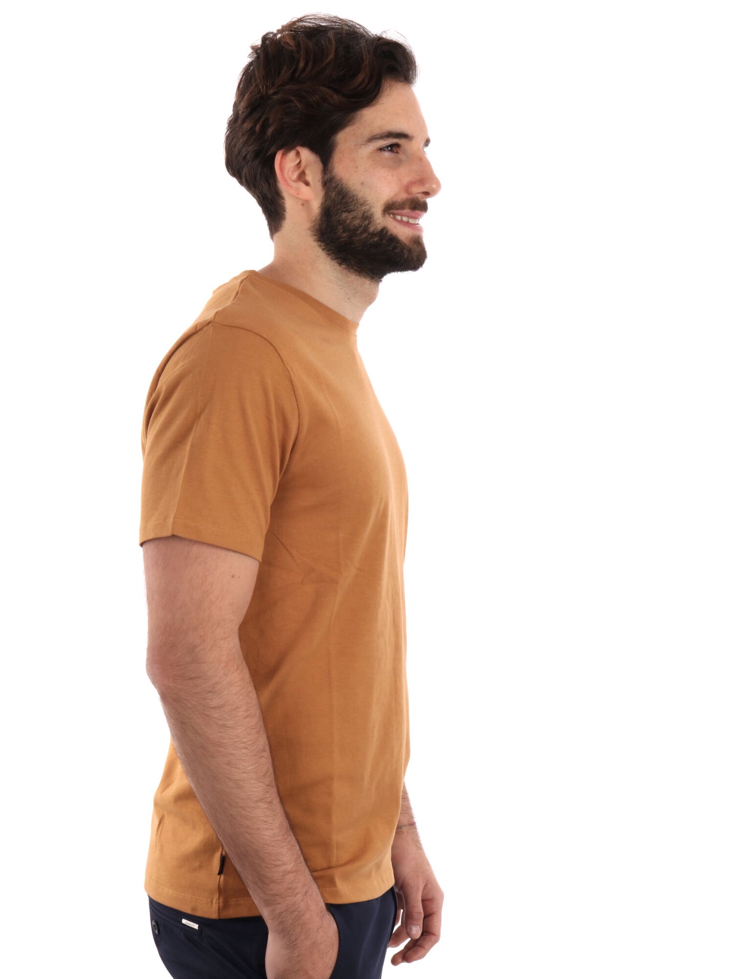 T-SHIRT LOGO TIMBERLAND UOMO OCRA