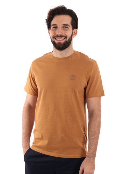 T-SHIRT LOGO TIMBERLAND UOMO OCRA