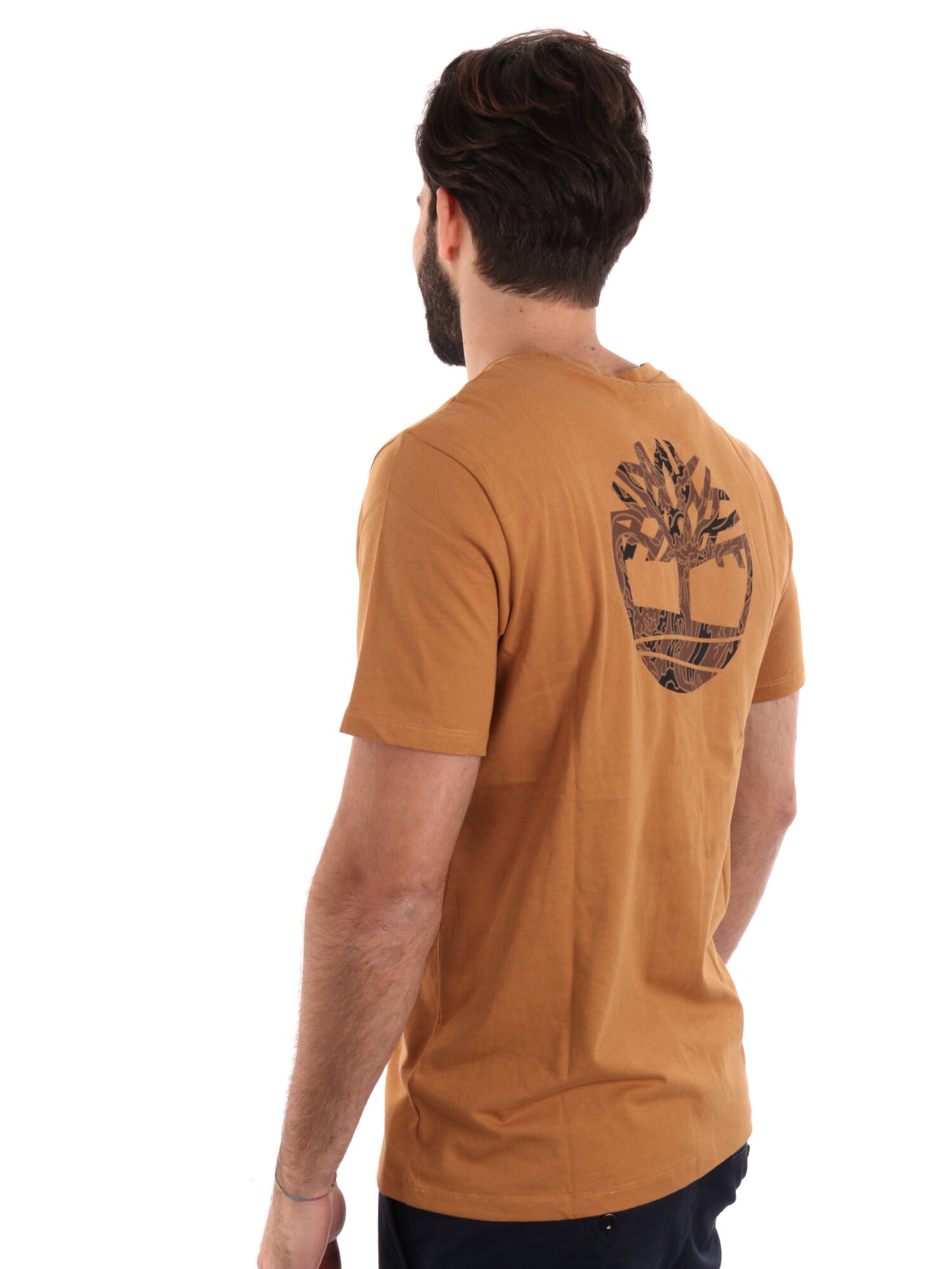 T-SHIRT LOGO TIMBERLAND UOMO OCRA