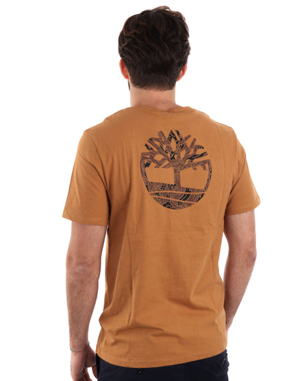 T-SHIRT LOGO TIMBERLAND UOMO OCRA
