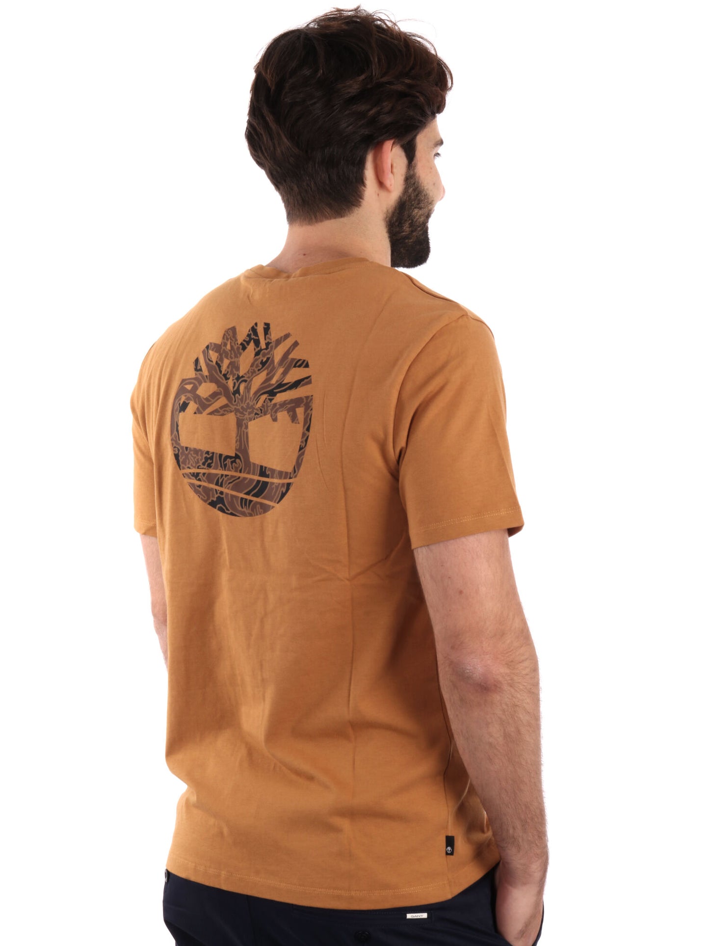 T-SHIRT LOGO TIMBERLAND UOMO OCRA