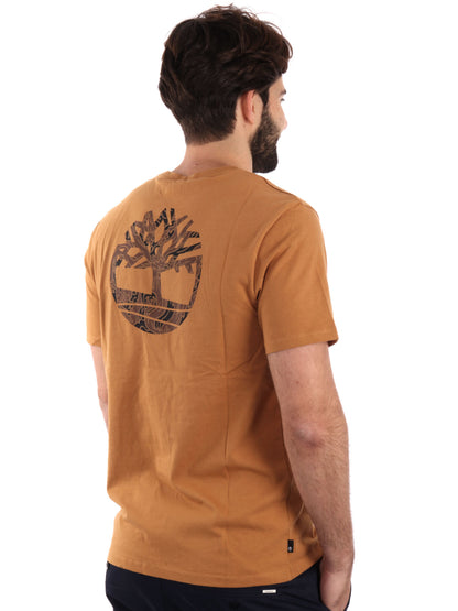 T-SHIRT LOGO TIMBERLAND UOMO OCRA