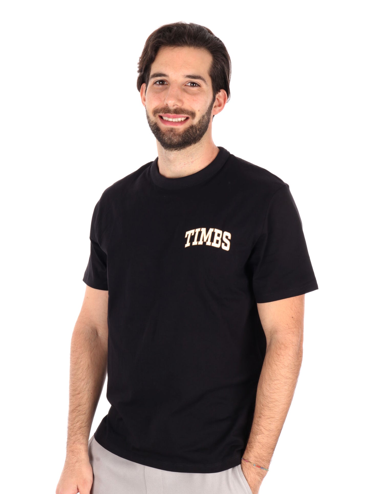 T-SHIRT CON GRAFICA TIMBERLAND UOMO NERO