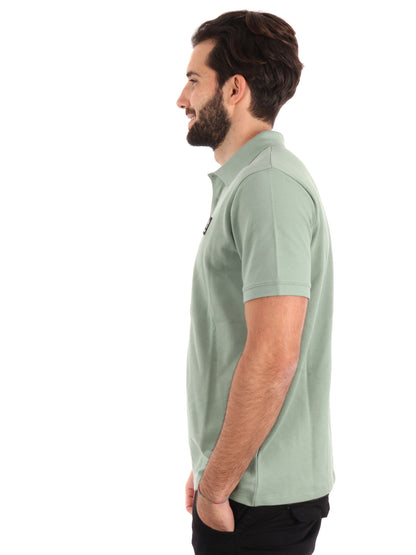 POLO CON PACH LOGO TIMBERLAND UOMO VERDE