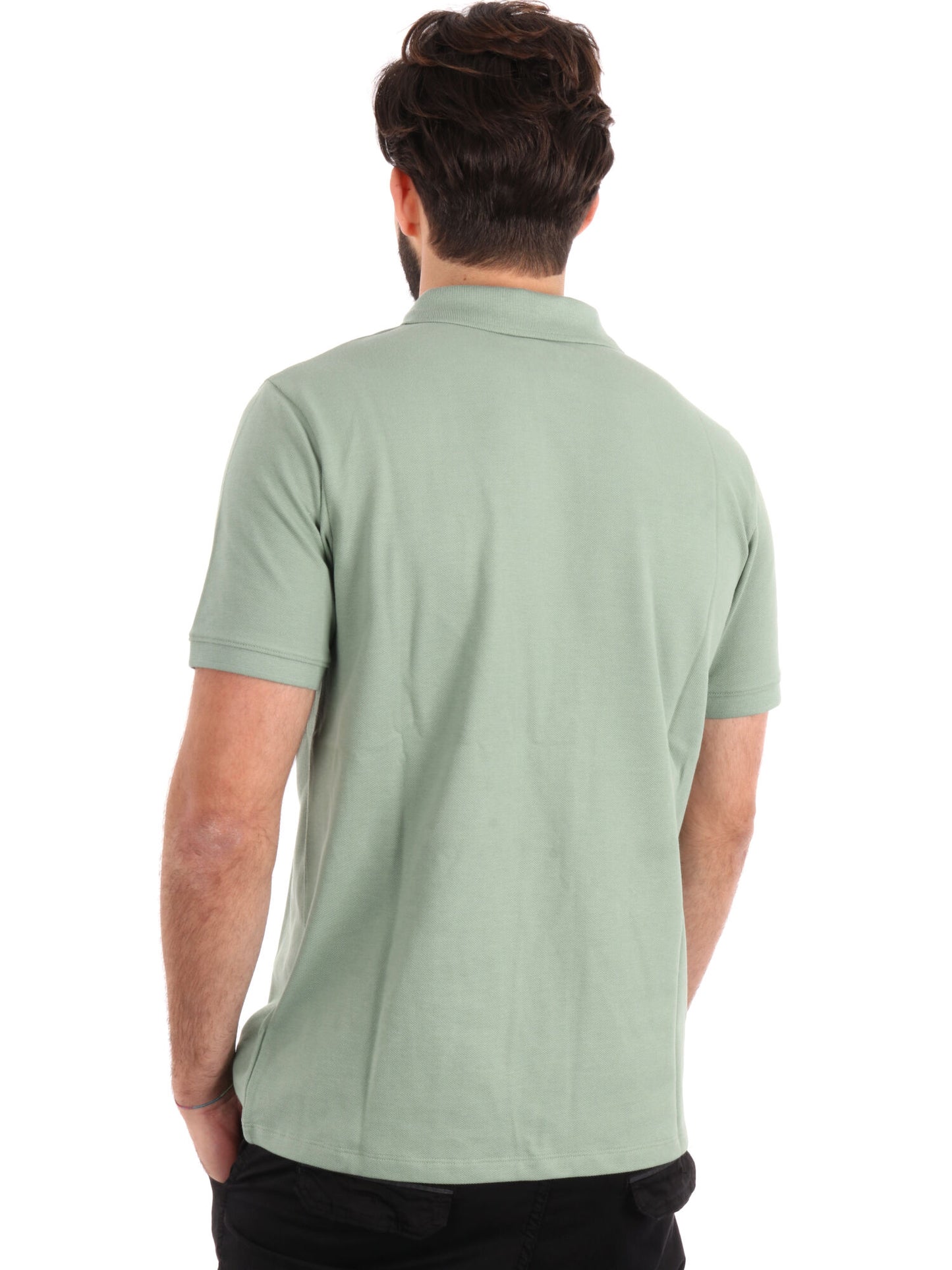 POLO CON PACH LOGO TIMBERLAND UOMO VERDE