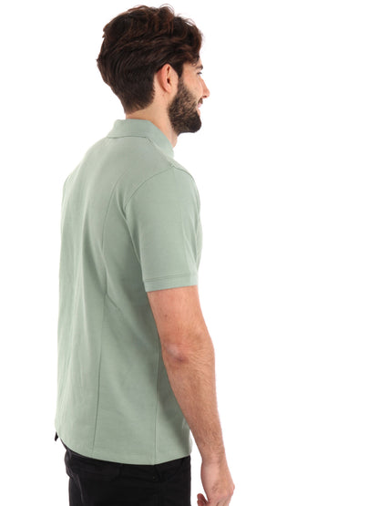 POLO CON PACH LOGO TIMBERLAND UOMO VERDE