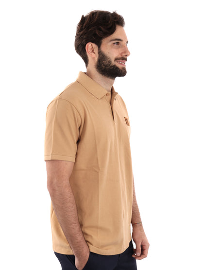 POLO CON PACH LOGO TIMBERLAND UOMO OCRA