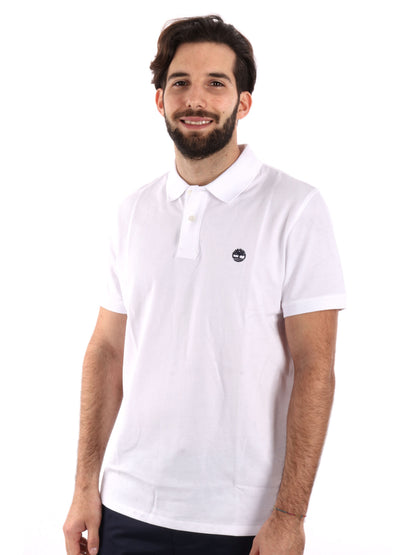 POLO PIQUE MILLERS RIVER TIMBERLAND UOMO BIANCO
