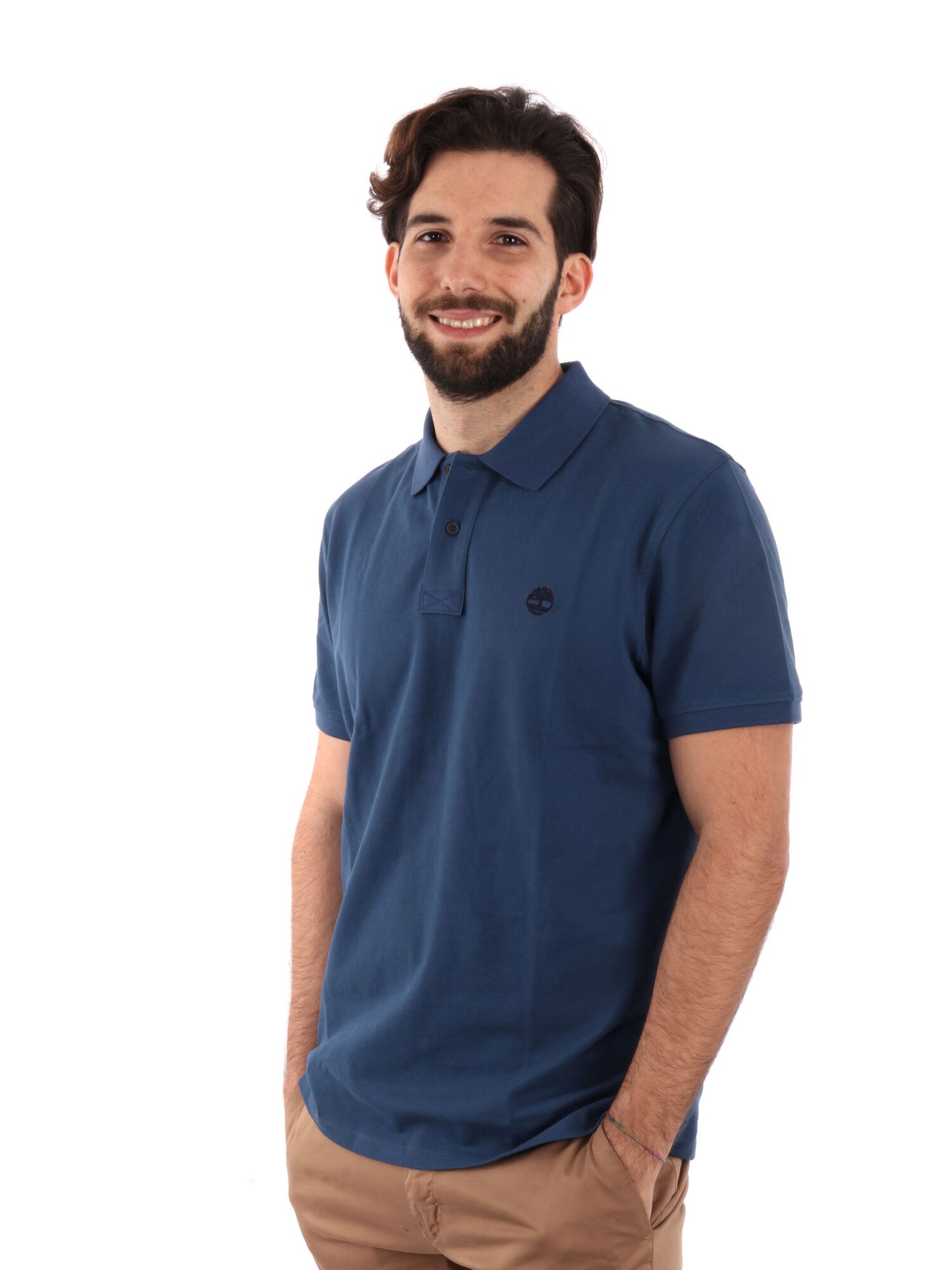 POLO PIQUE MILLERS RIVER TIMBERLAND UOMO DENIM