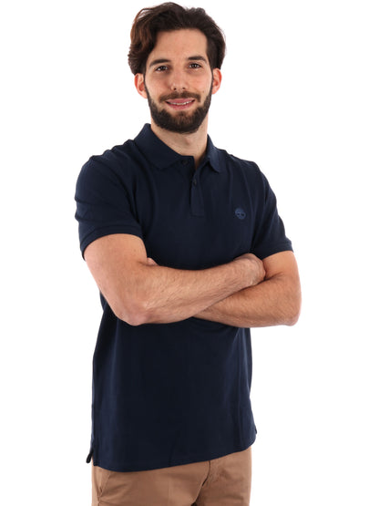 POLO PIQUE MILLERS RIVER TIMBERLAND UOMO BLU
