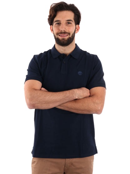 POLO PIQUE MILLERS RIVER TIMBERLAND UOMO BLU