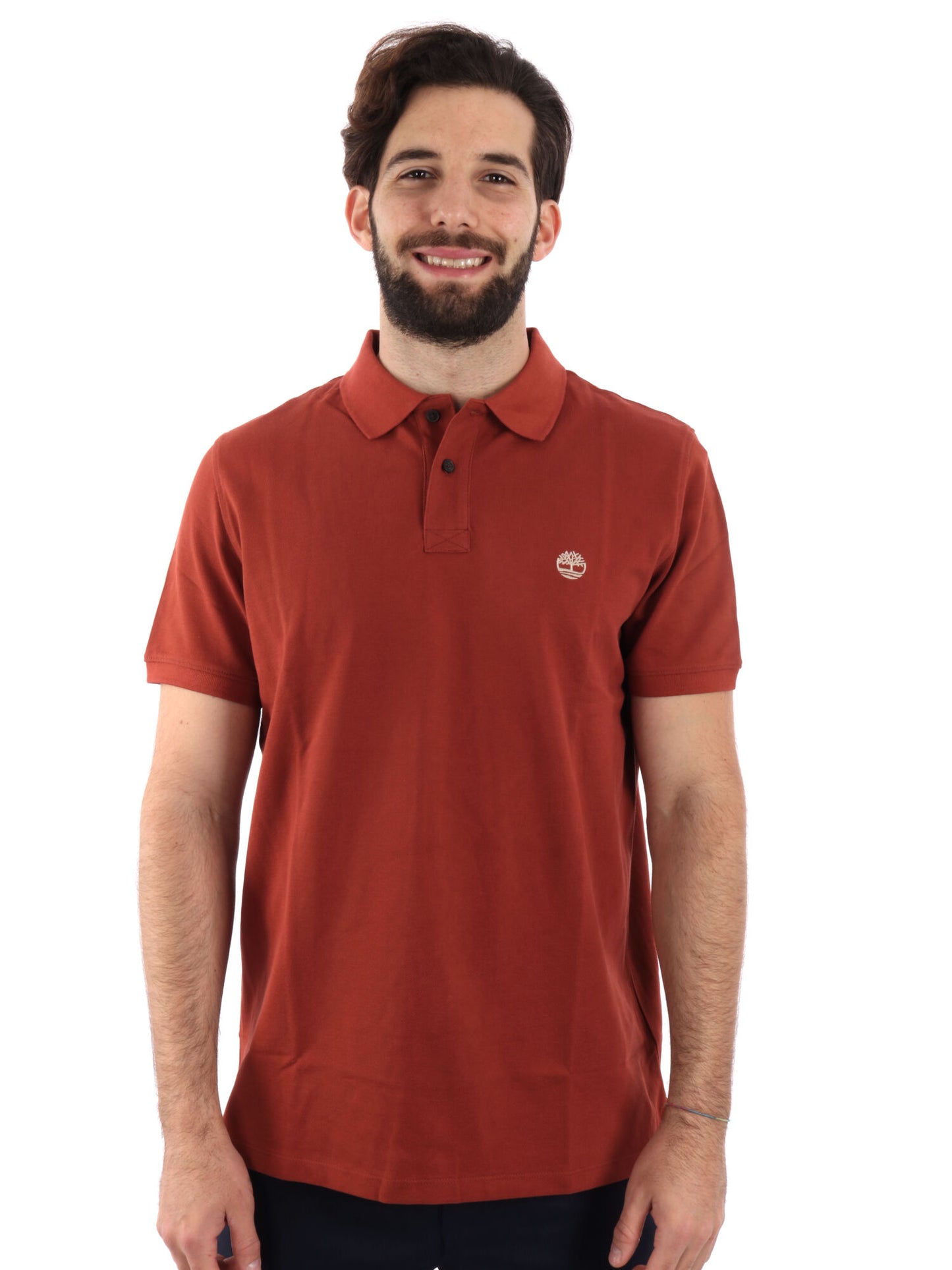 POLO PIQUE MILLERS RIVER TIMBERLAND UOMO BORDEAUX