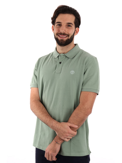 POLO PIQUE MILLERS RIVER TIMBERLAND UOMO VERDE