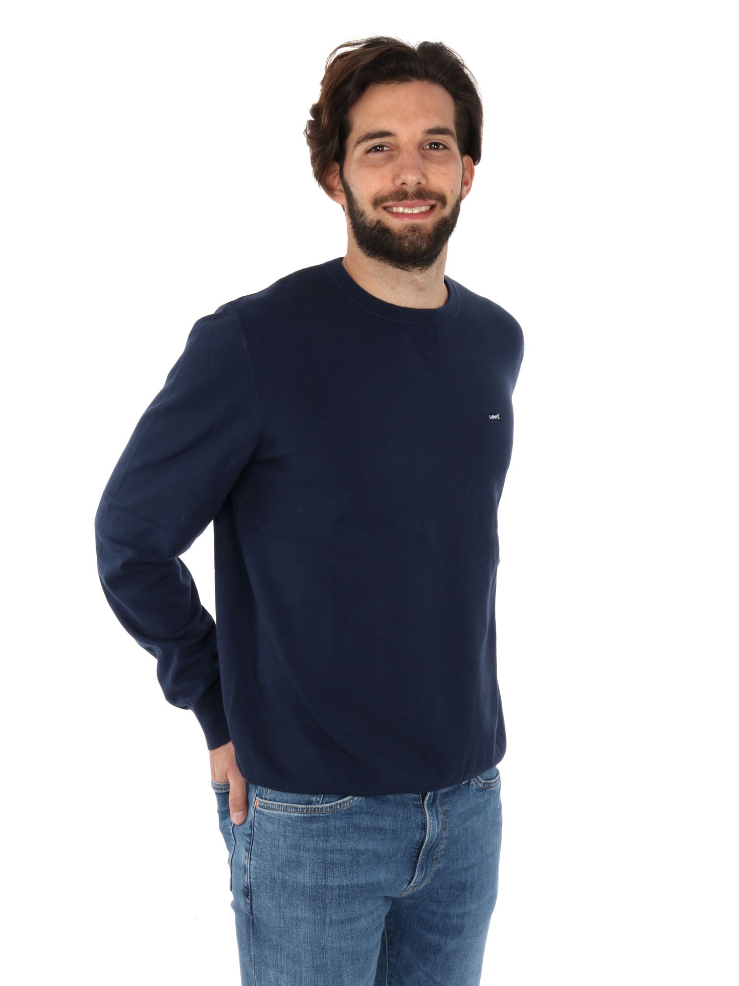 FELPA IN MAGLIA RASATA LEVI'S DA UOMO BLU