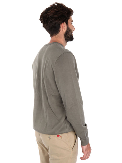 MAGLIA RASATA LEVI'S UOMO OLIVA