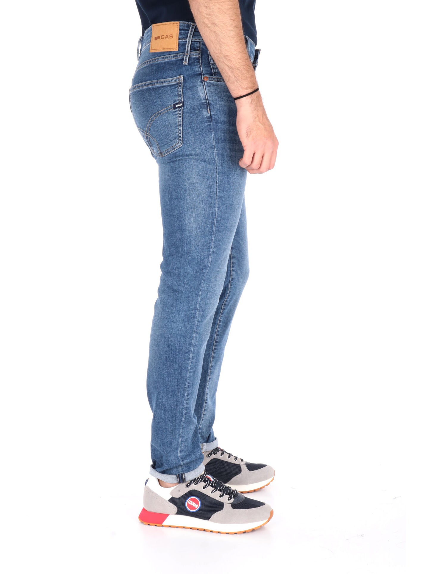 Gas Jeans A7234 12MM, jeans da uomo in denim dal look casual