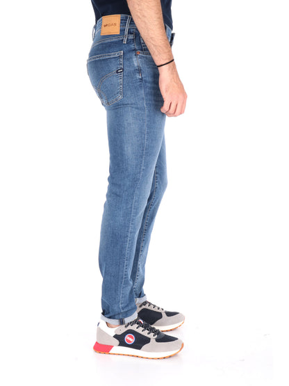 Gas Jeans A7234 12MM, jeans da uomo in denim dal look casual