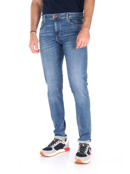 Gas Jeans A7234 12MM, jeans da uomo in denim dal look casual