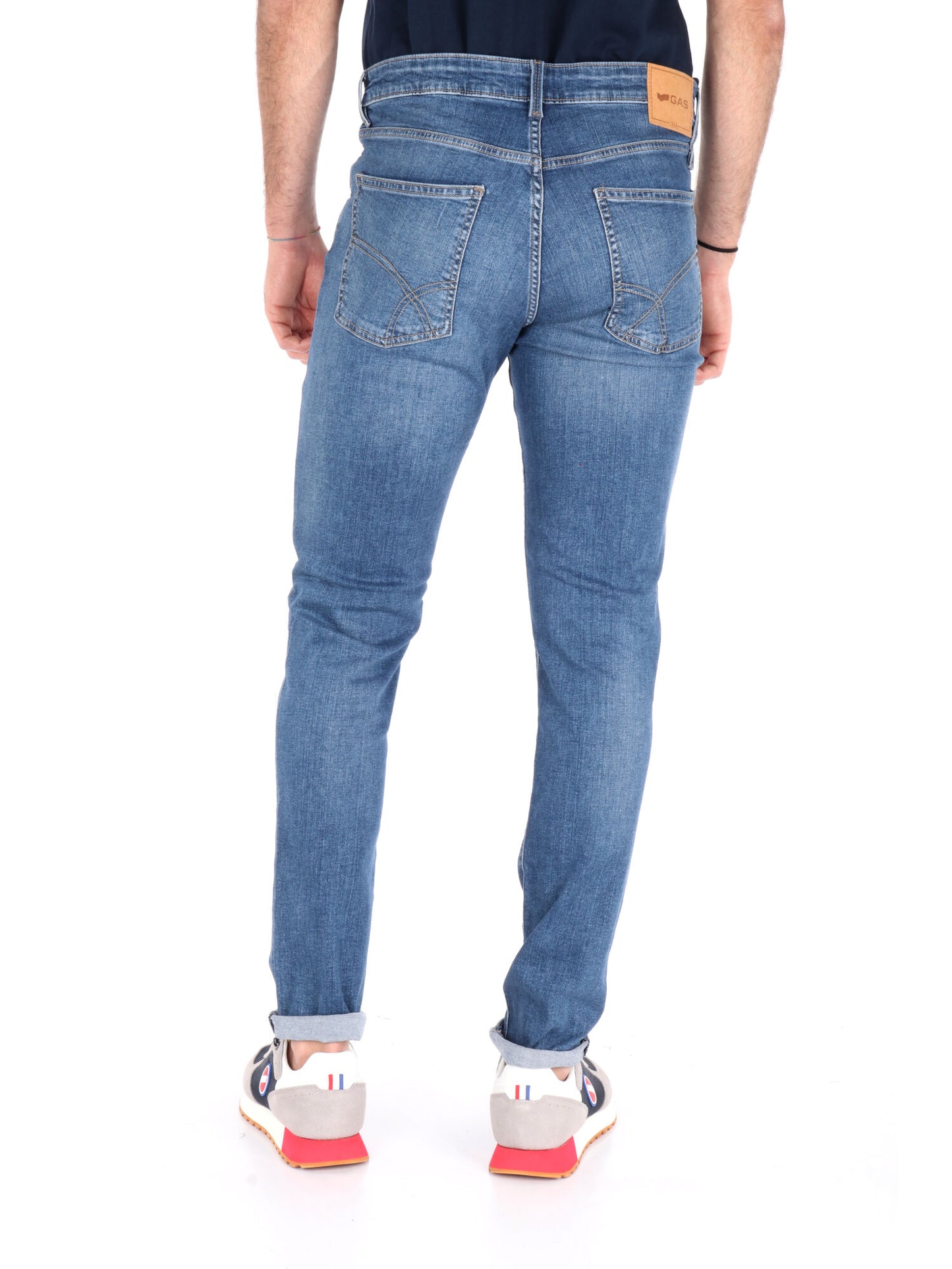 Gas Jeans A7234 12MM, jeans da uomo in denim dal look casual