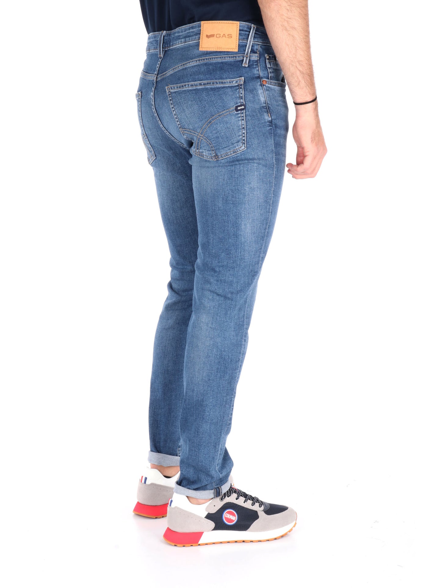 Gas Jeans A7234 12MM, jeans da uomo in denim dal look casual