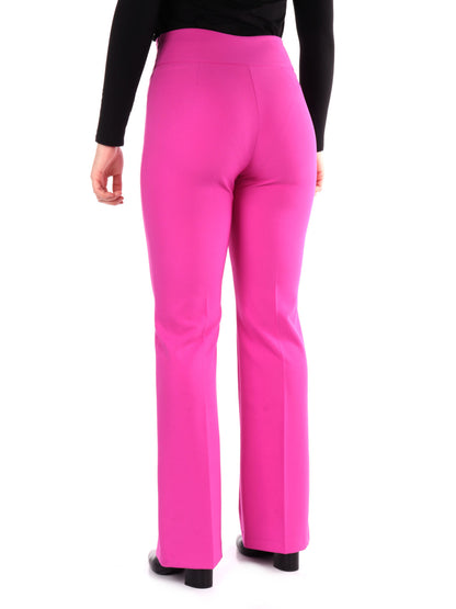 PANTALONE PALAZZO CON FIBBIA ARTIGLI DONNA GERANIO