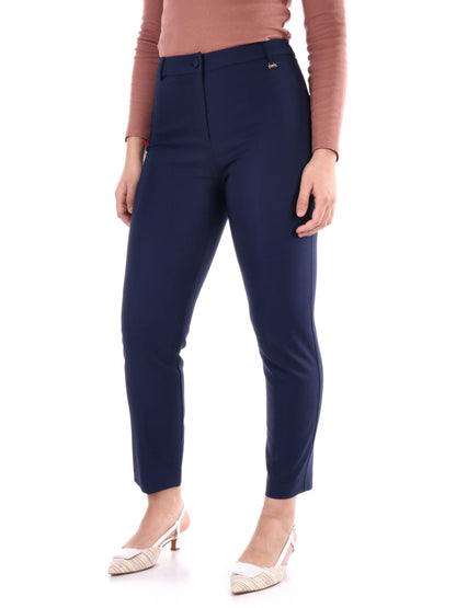 PANTALONE A SIGARETTA ARTIGLI DONNA BLU