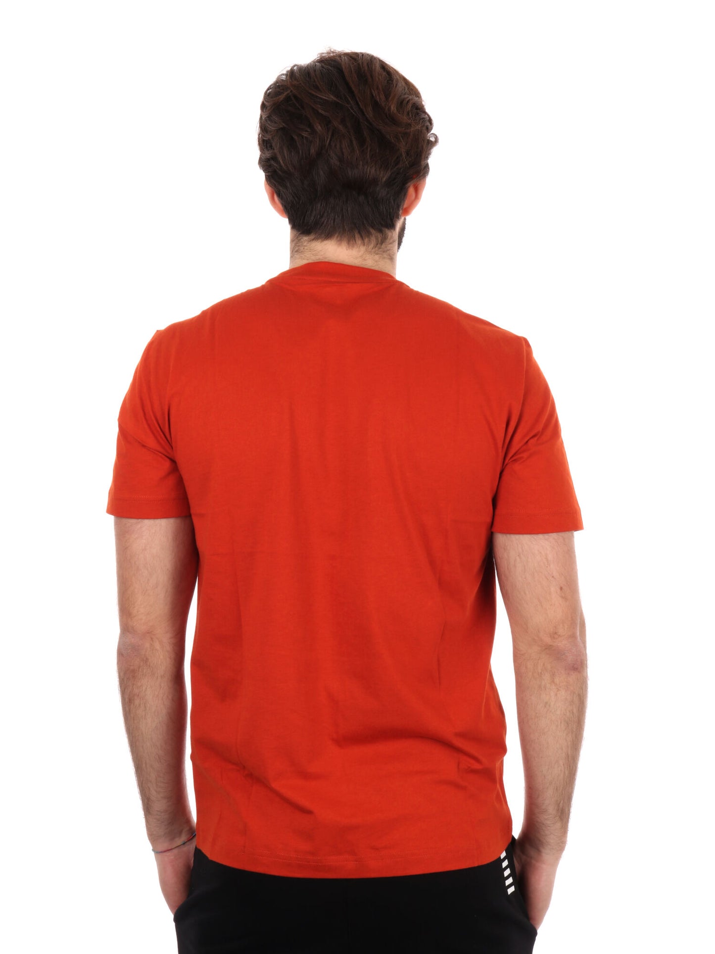 T-SHIRT VISIBILITY EA7 EMPORIO ARMANI UOMO ARANCIO