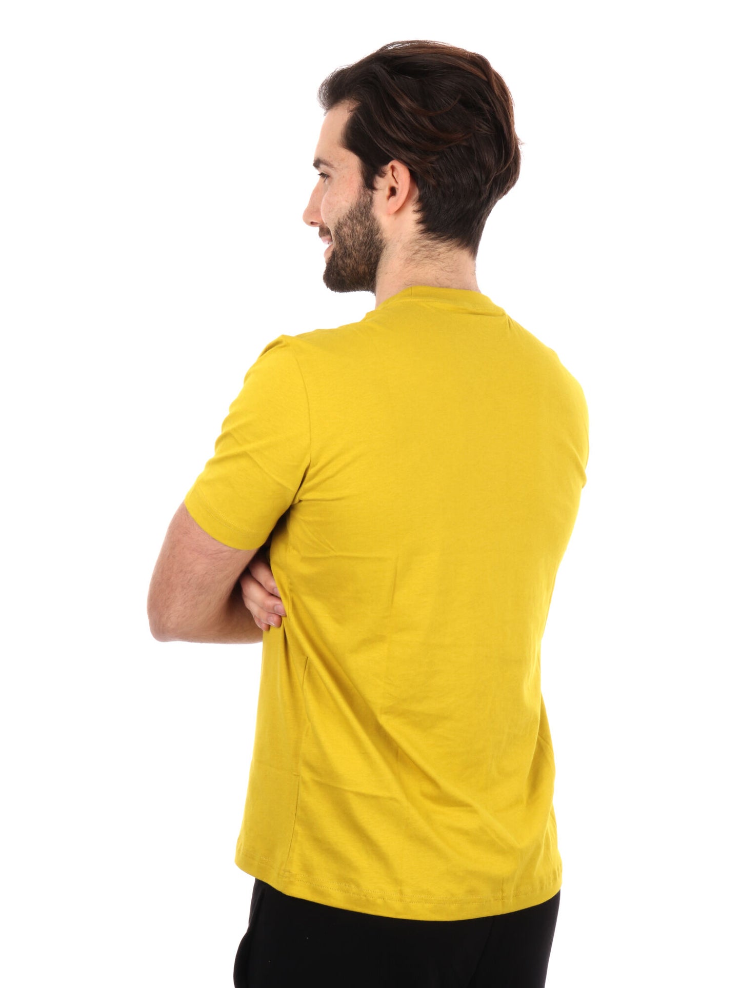 T-SHIRT VISIBILITY EA7 EMPORIO ARMANI UOMO OCRA