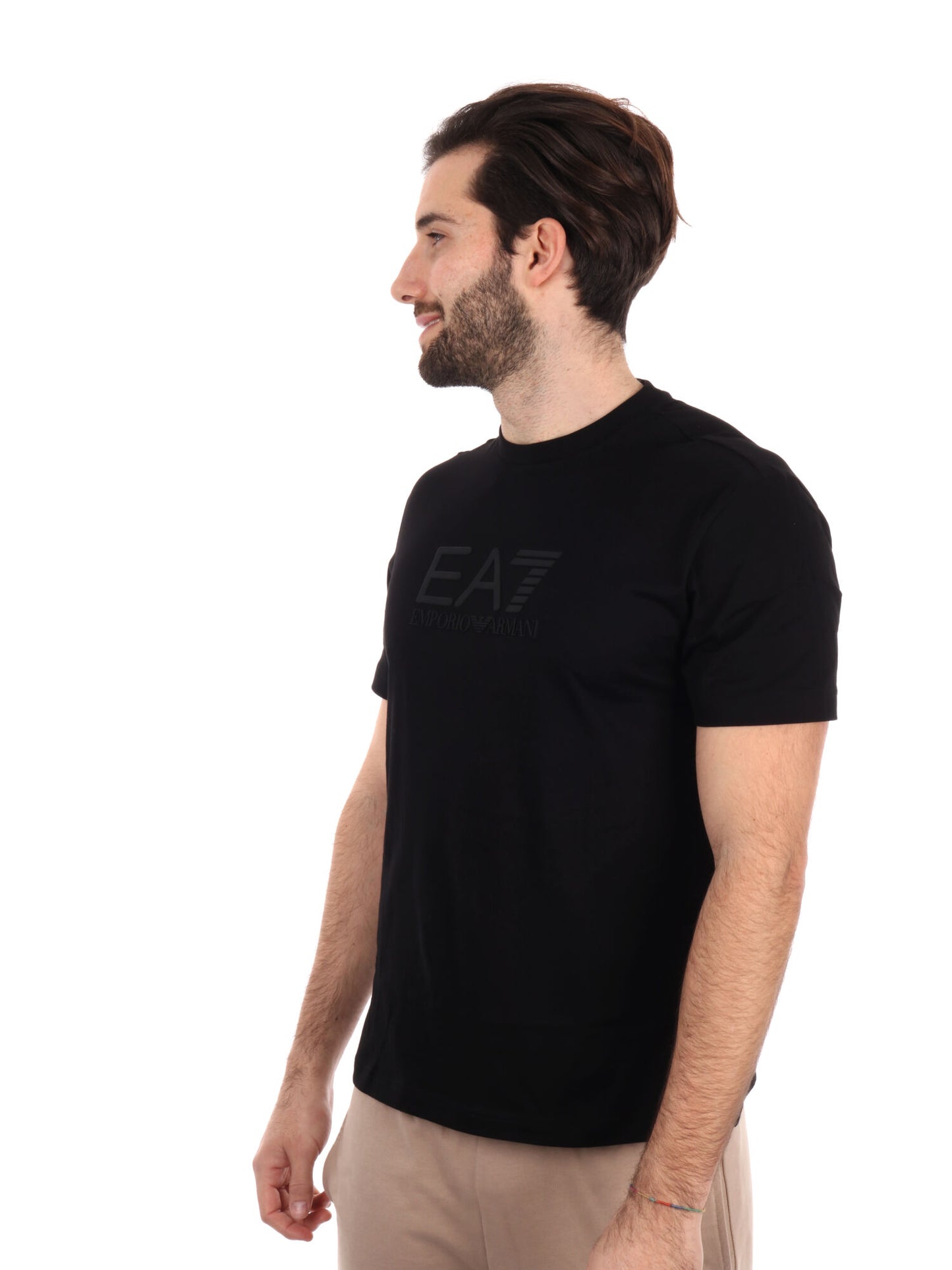 T-SHIRT VISIBILITY EA7 EMPORIO ARMANI UOMO NERO