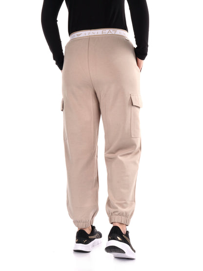 PANTALONE CARGO DYNAMIC EA7 EMPORIO ARMANI DONNA BEIGE