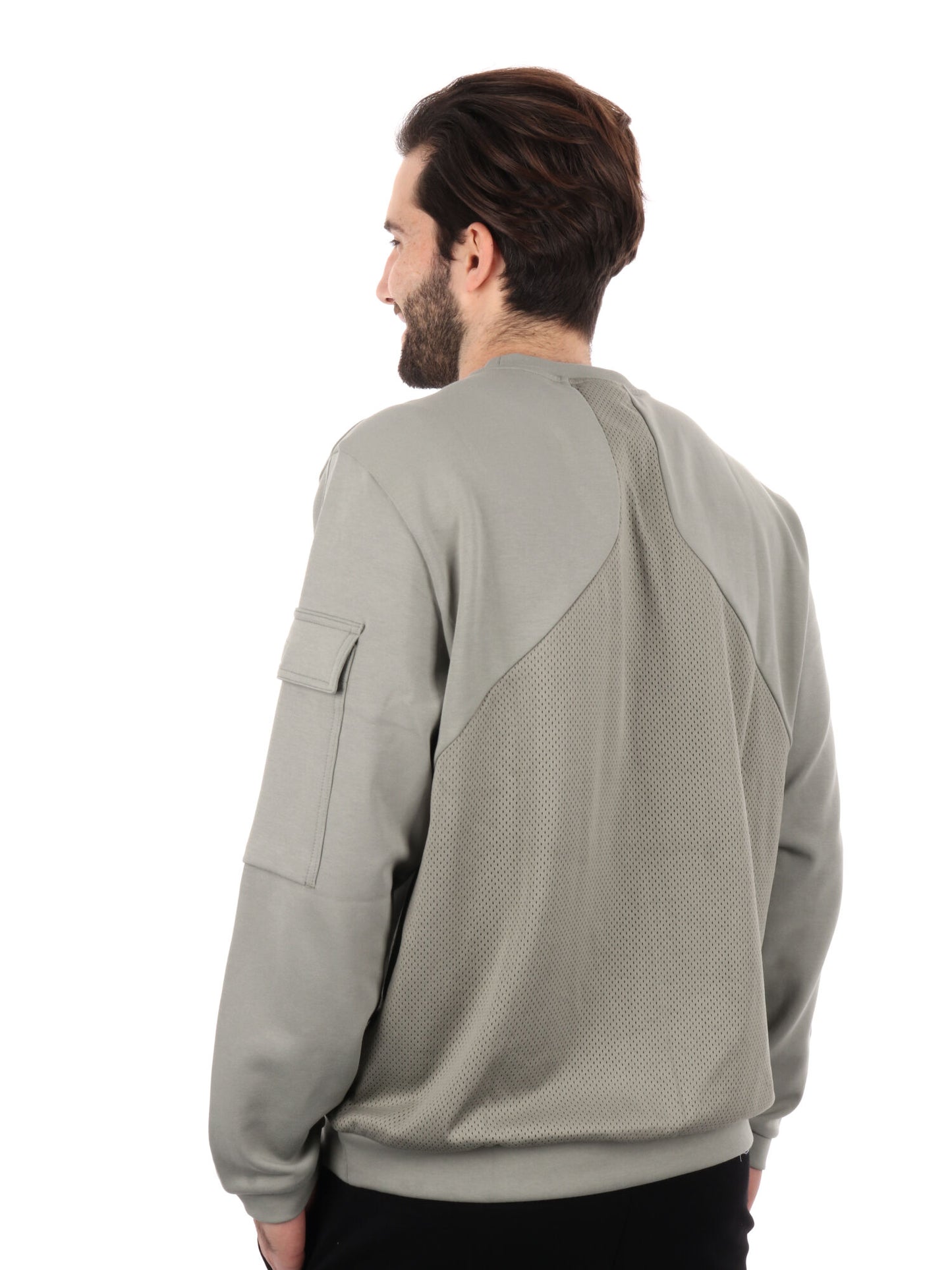FELPA ATHLETICS EA7 EMPORIO ARMANI UOMO MILITARE