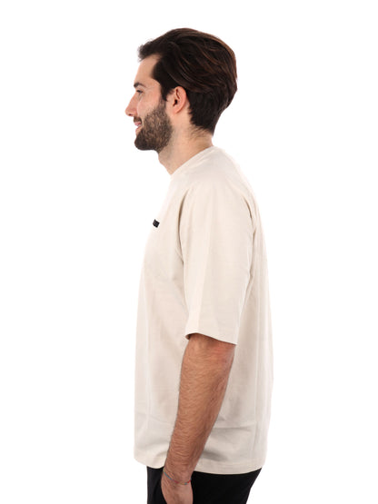 T-SHIRT IN JERSEY EA7 EMPORIO ARMANI UOMO PANNA