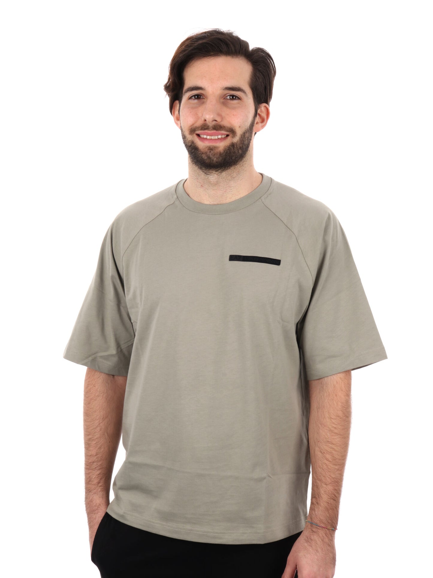 T-SHIRT IN JERSEY EA7 EMPORIO ARMANI UOMO MILITARE