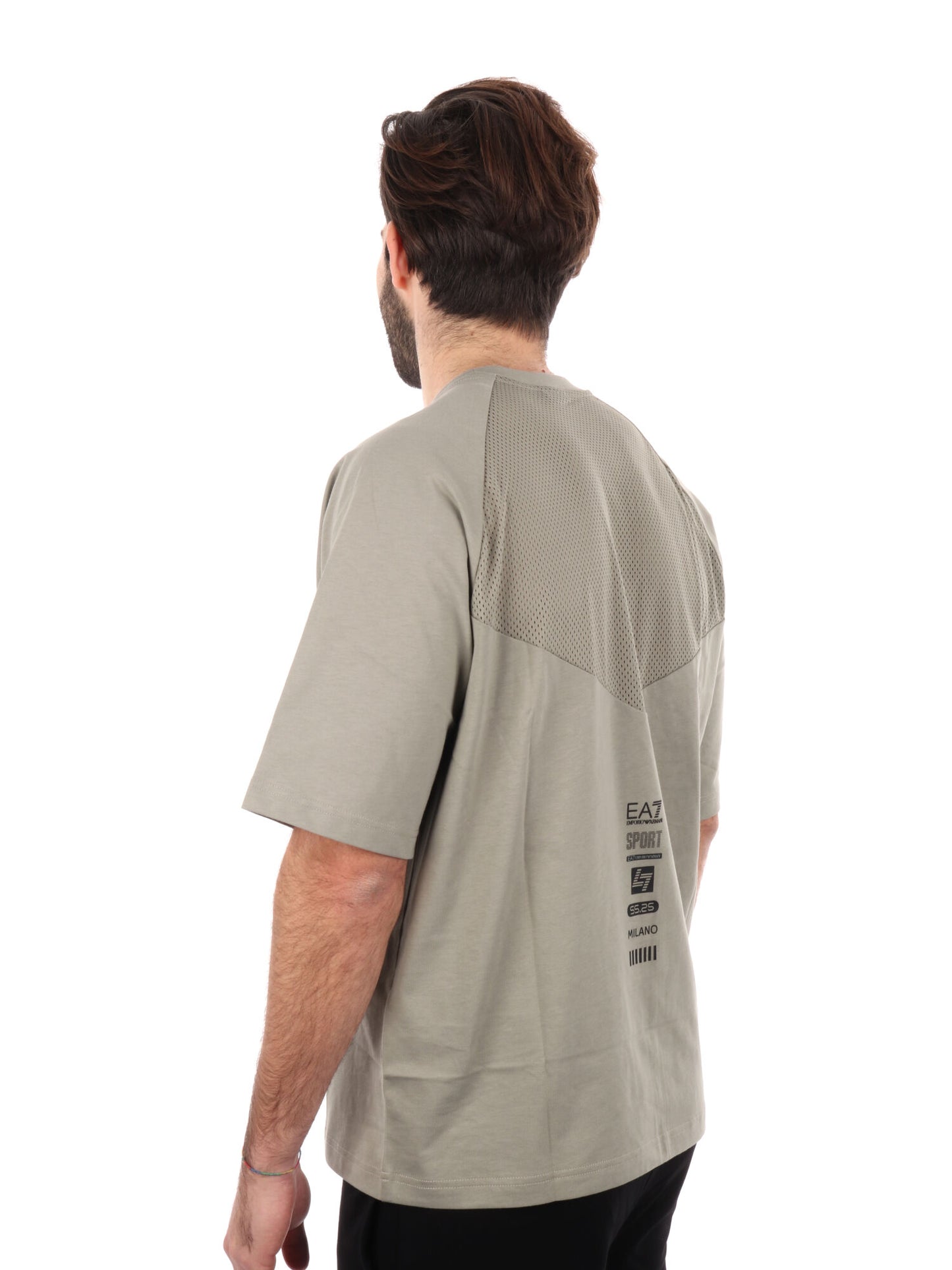 T-SHIRT IN JERSEY EA7 EMPORIO ARMANI UOMO MILITARE