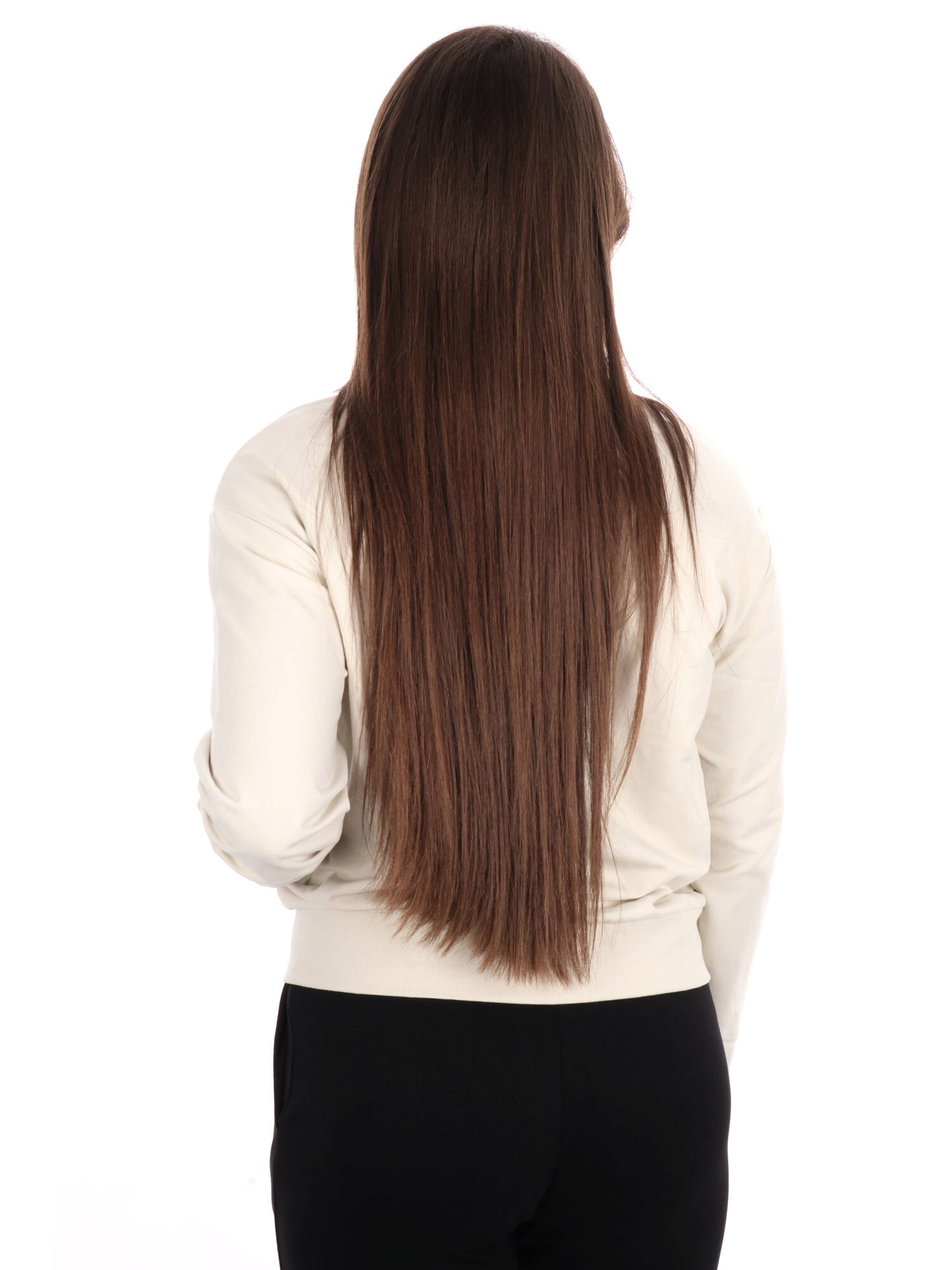 FELPA CON ZIP CORE LADY EA7 EMPORIO ARMANI DONNA PANNA