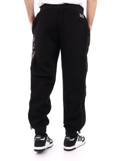 PANTALONE TAPE LOGO CON ZIP RMPORIO ARMANI 7 UOMO NERO