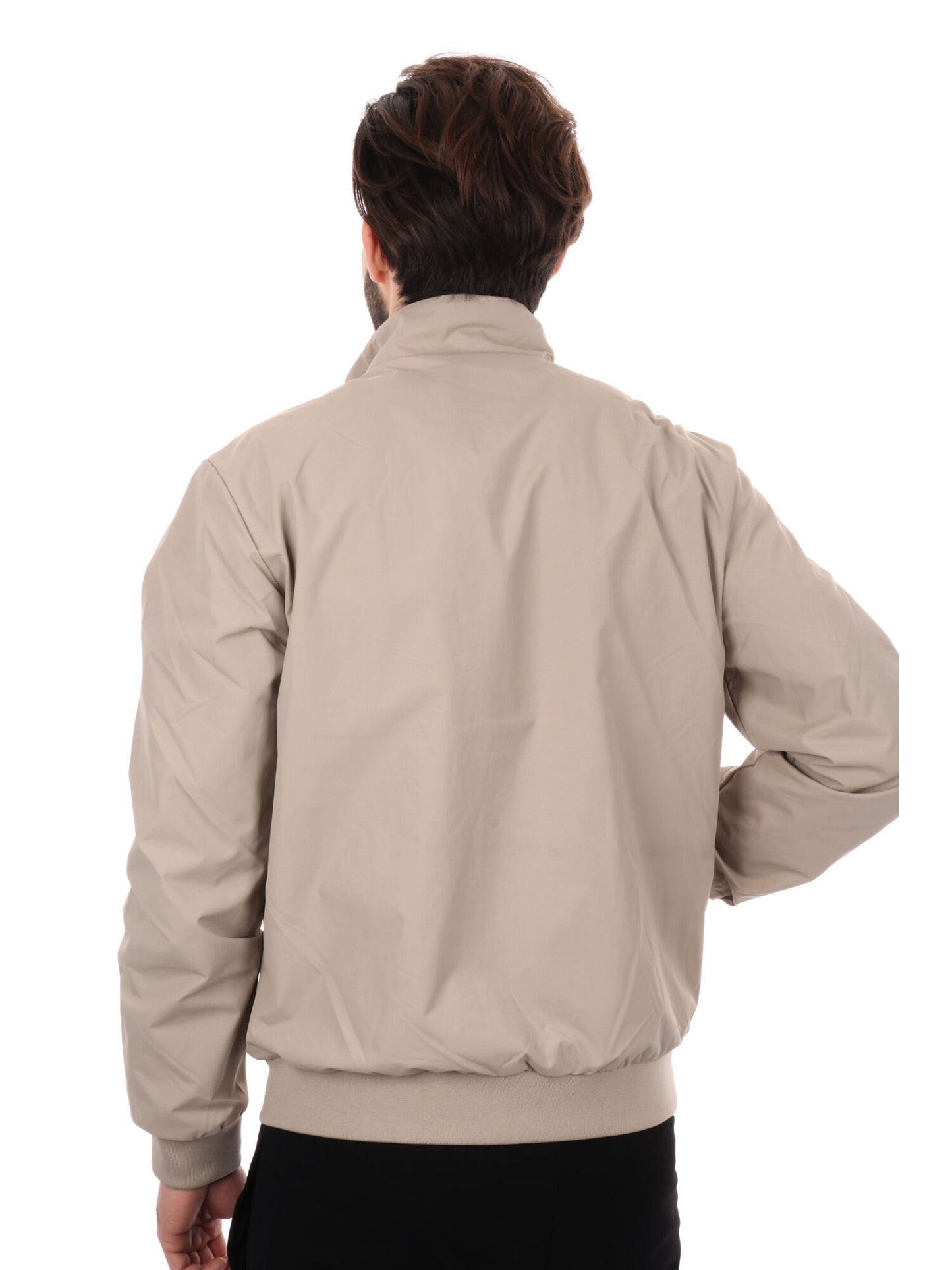 GIUBBINO CON ZIP CORE IDENTITY EA7 EMPORIO ARMANI UOMO BEIGE