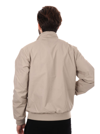 GIUBBINO CON ZIP CORE IDENTITY EA7 EMPORIO ARMANI UOMO BEIGE