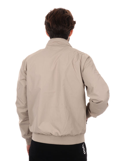 GIUBBINO CON ZIP CORE IDENTITY EA7 EMPORIO ARMANI UOMO BEIGE
