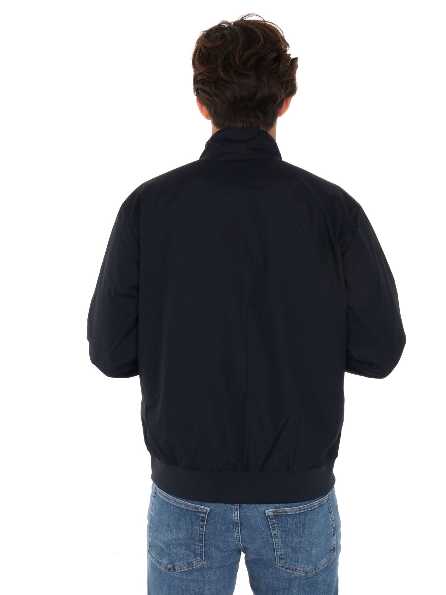 GIUBBINO CON ZIP CORE IDENTITY EA7 EMPORIO ARMANI UOMO BLU