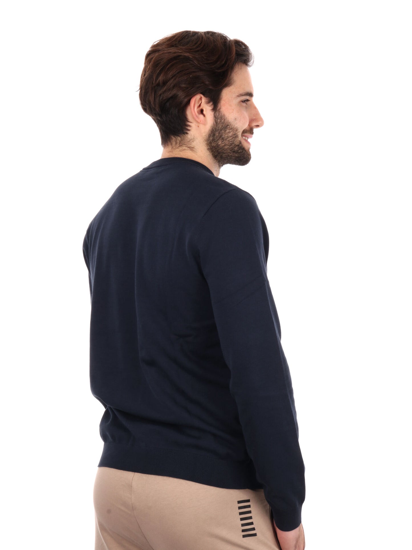 MAGLIA GIROCOLLO EA7 EMPORIO ARMANI UOMO BLU