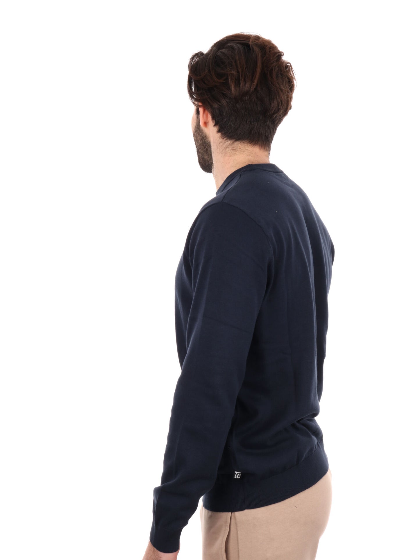 MAGLIA GIROCOLLO EA7 EMPORIO ARMANI UOMO BLU