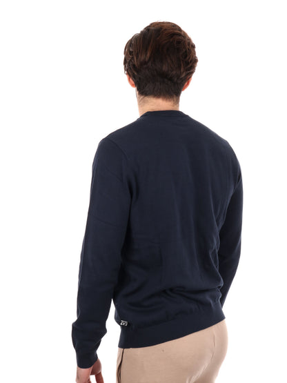 MAGLIA GIROCOLLO EA7 EMPORIO ARMANI UOMO BLU